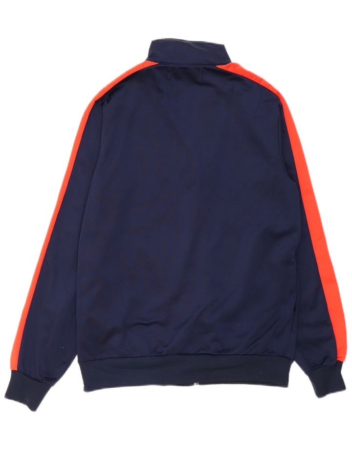 Kappa Mens Treino Top Jaqueta Pequena Azul Marinho Colourblock Poliéster