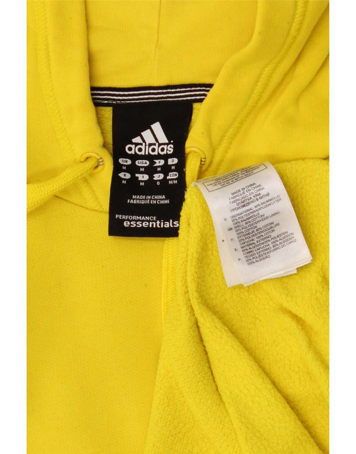 Adidas Mens Graphic Hoodie Jumper Médio Poliéster Amarelo