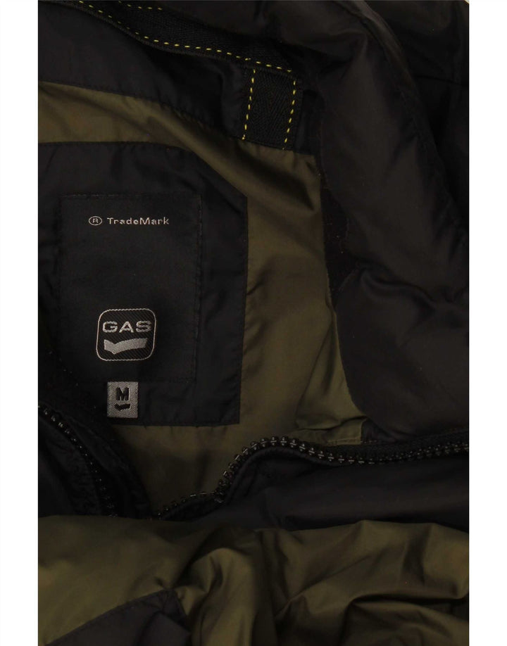 Jaqueta acolchoada masculina Gas UK 38 cinza médio