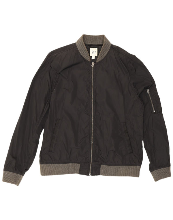 Jaqueta bomber masculina Gap UK 40 grande nylon preto