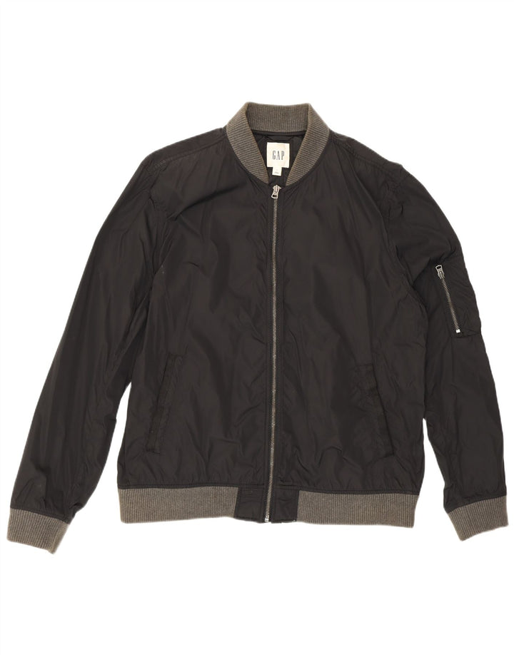Jaqueta bomber masculina Gap UK 40 grande nylon preto