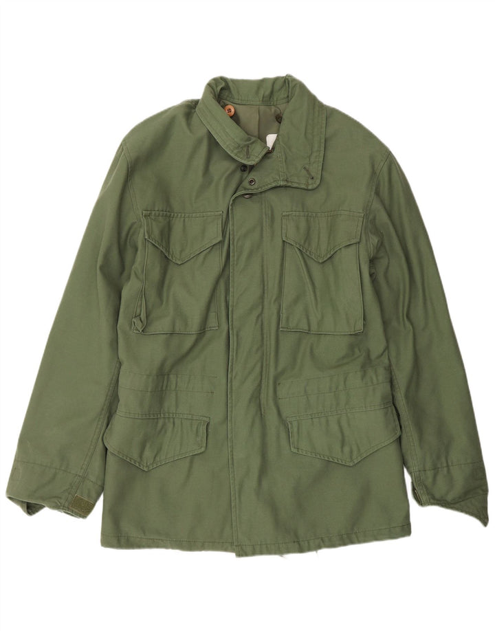 Jaqueta utilitária masculina ALPHA INDUSTRIES UK 36 algodão verde pequeno