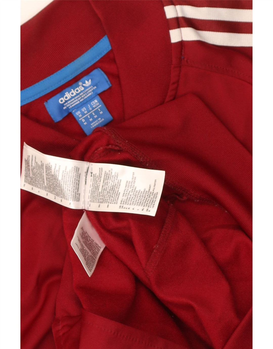 Adidas Mens Tracksuit Top Jacket Medium Marrom Poliéster