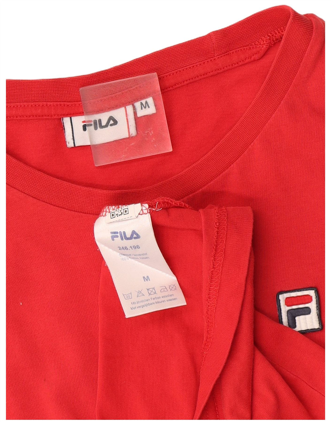 Fila Camiseta Feminina Top UK 14 Médio Algodão Vermelho