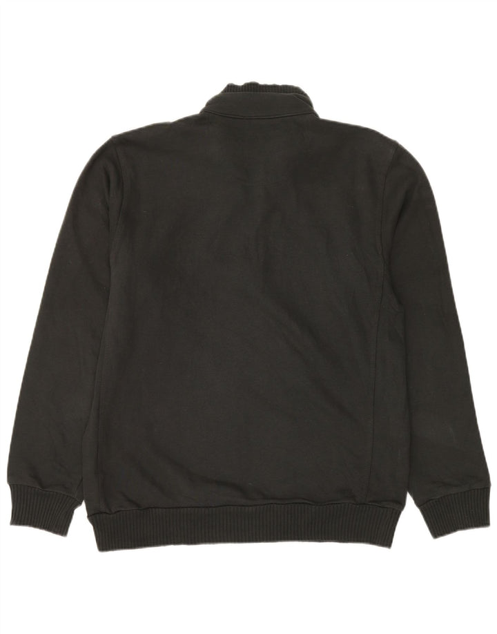 Moletom masculino Champion Classics com zíper e gola alta de algodão preto médio