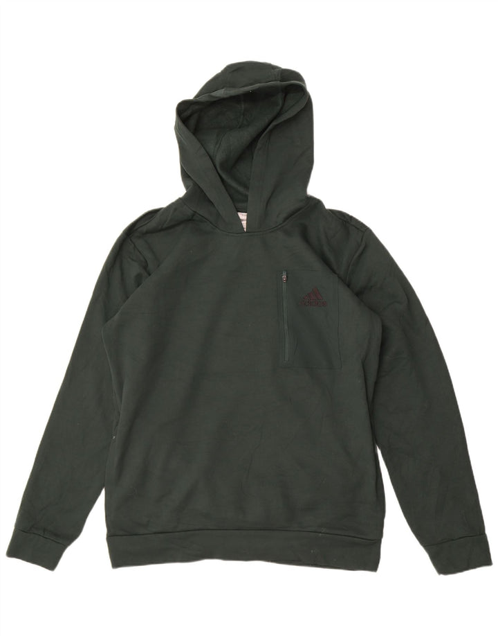 Adidas Mens Hoodie Jumper Grande Verde