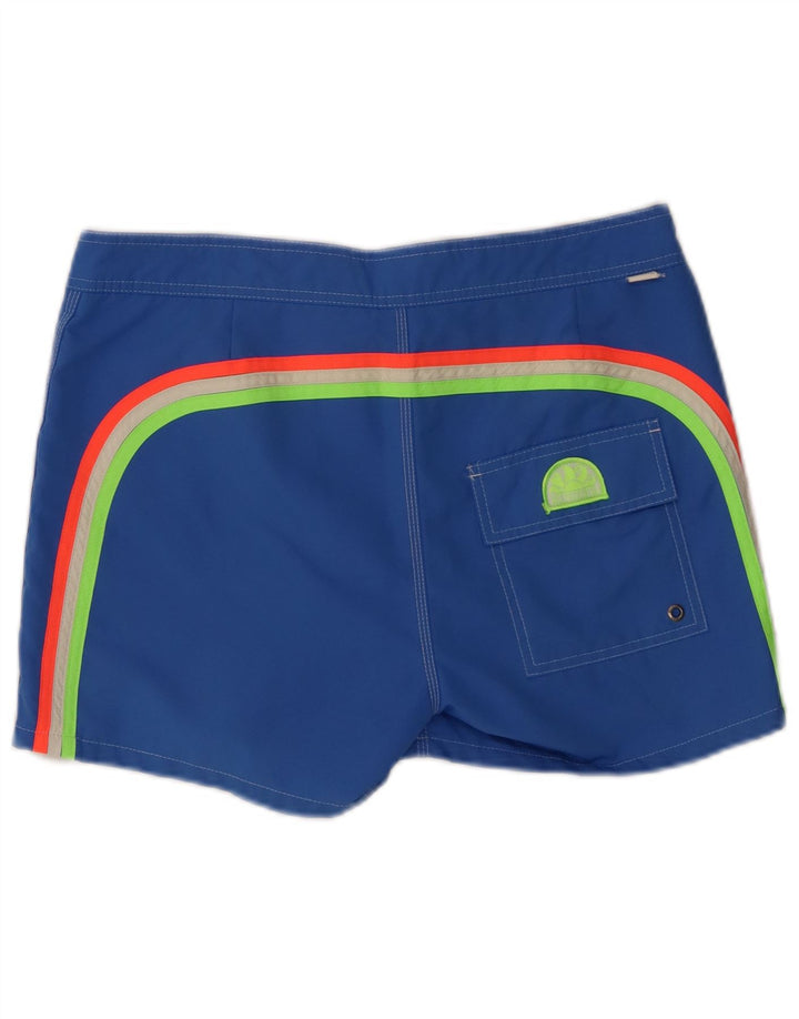 Shorts de natação masculino Sundek médio azul colorblock