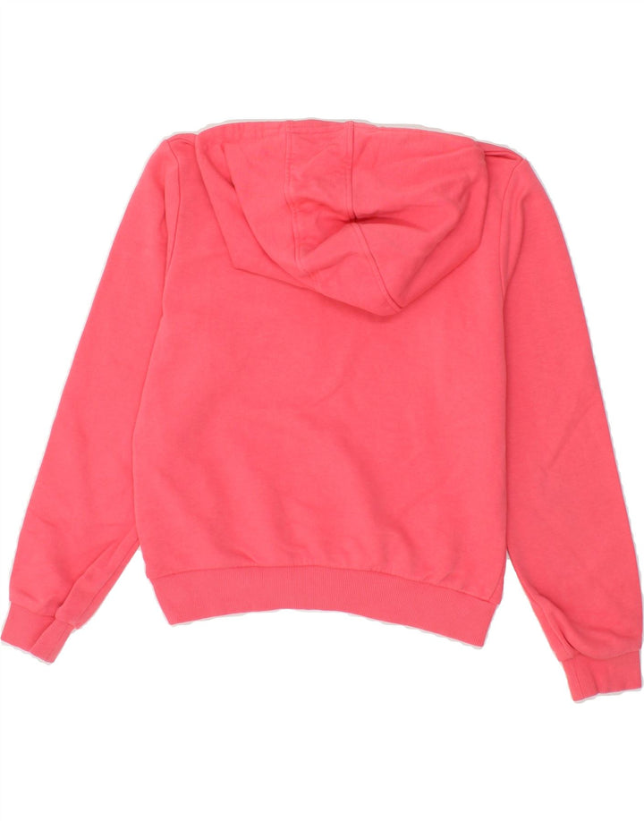 FILA Girls Hoodie Jumper 11-12 Years Pink Cotton Vintage Fila and Second-Hand Fila from Messina Hembry 