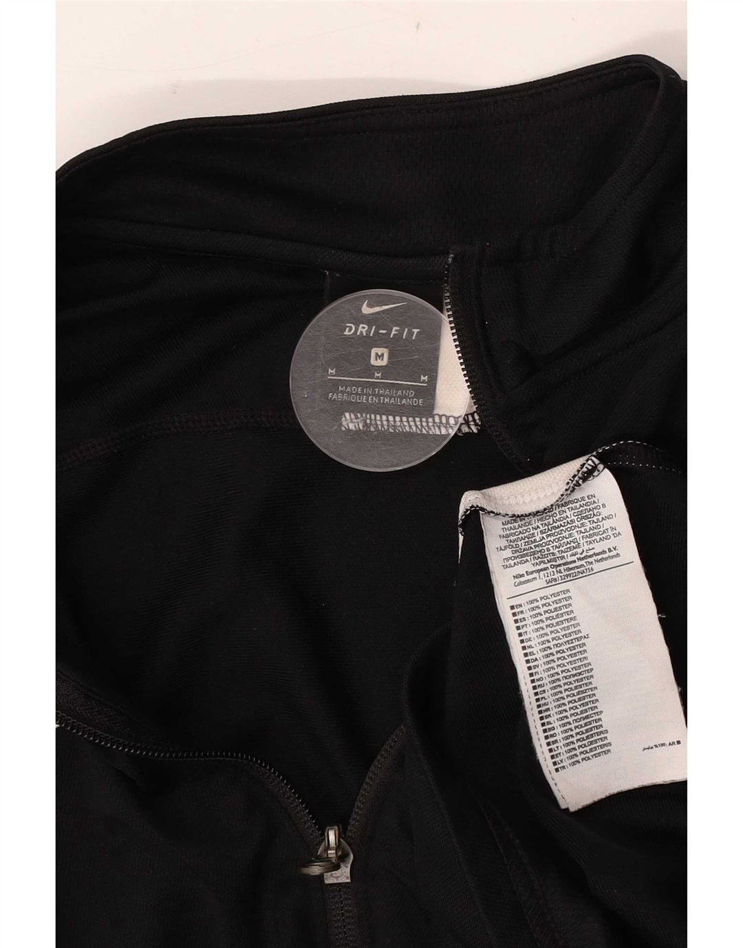 Jaqueta Nike Mens Dri Fit Tracksuit Top Médio Preto Colourblock Poliéster