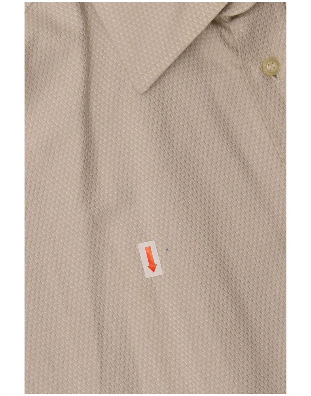 Camisa masculina ROCCOBAROCCO tamanho 41 16 grande algodão bege