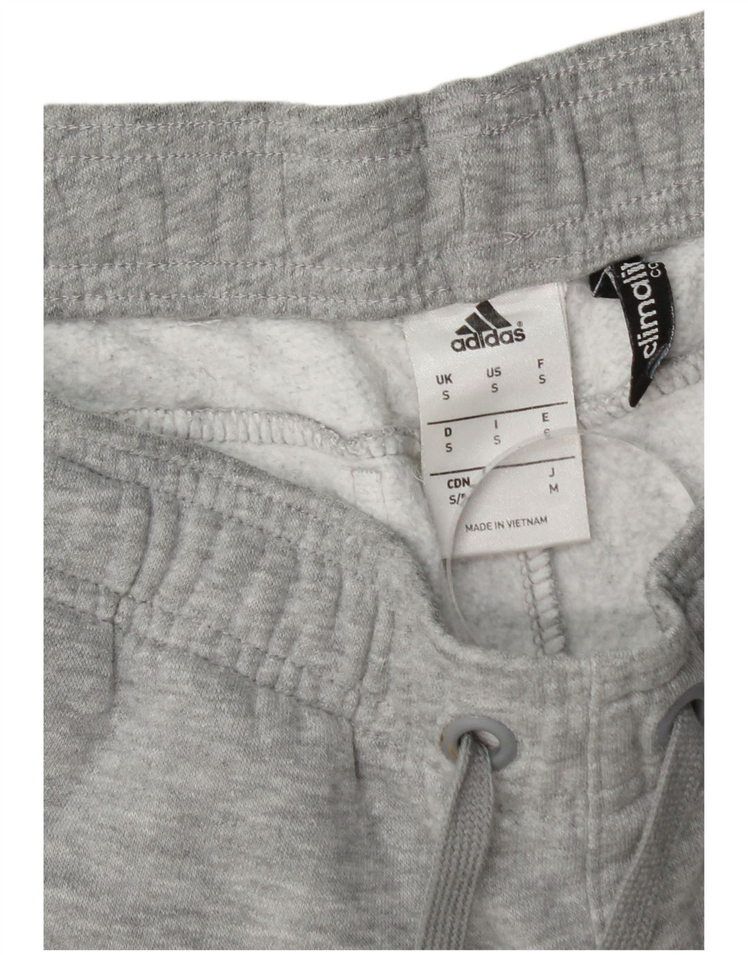 ADIDAS Mens Climalite Calças de treino joggers pequenas cinza