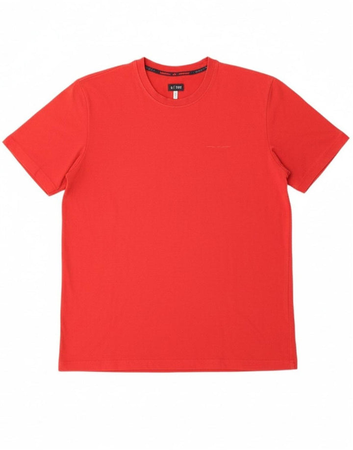 Camiseta masculina ARMANI JEANS grande algodão vermelho