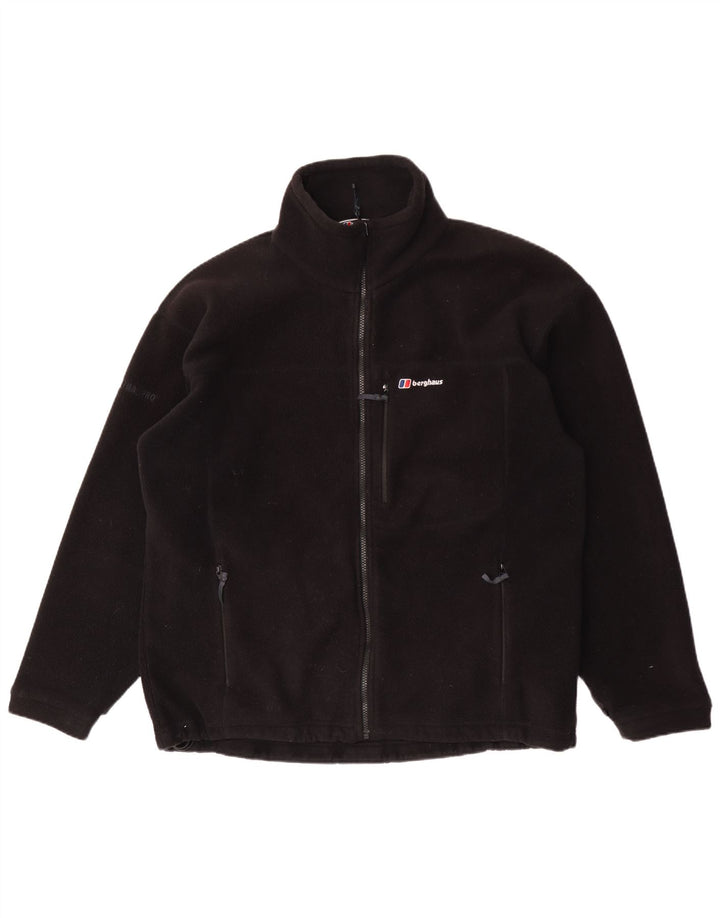 Jaqueta masculina de lã BERGHAUS UK 42 XL poliéster preto