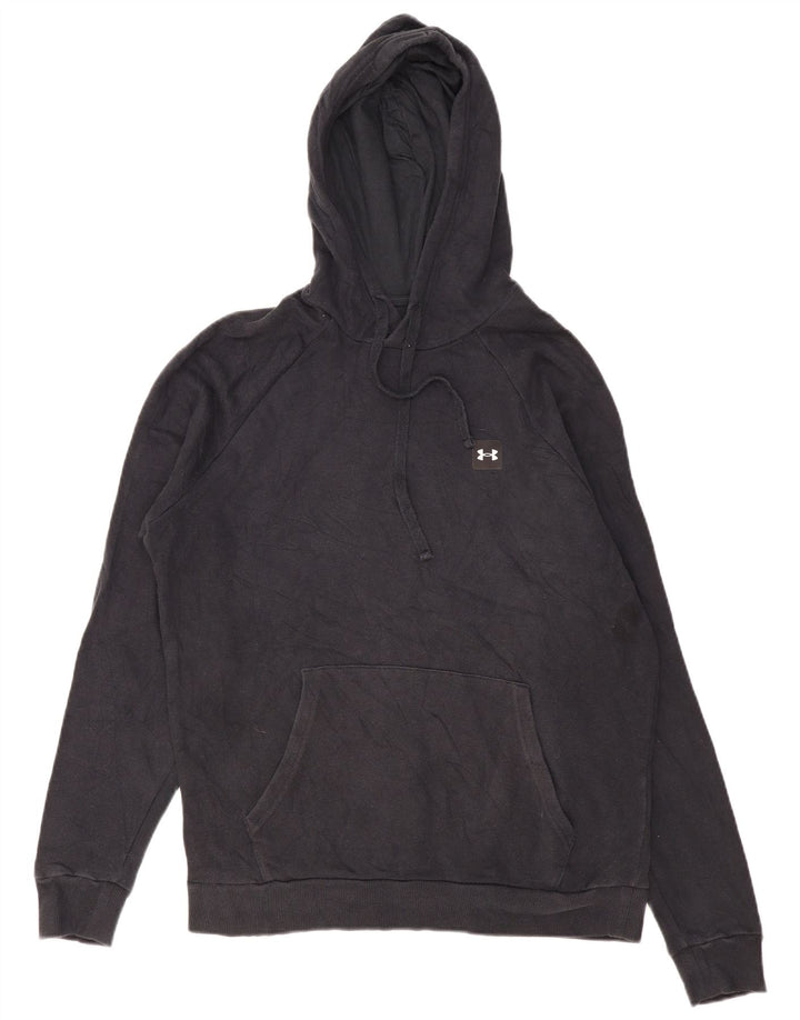 Under Armour Mens Hoodie Jumper Médio Algodão Preto