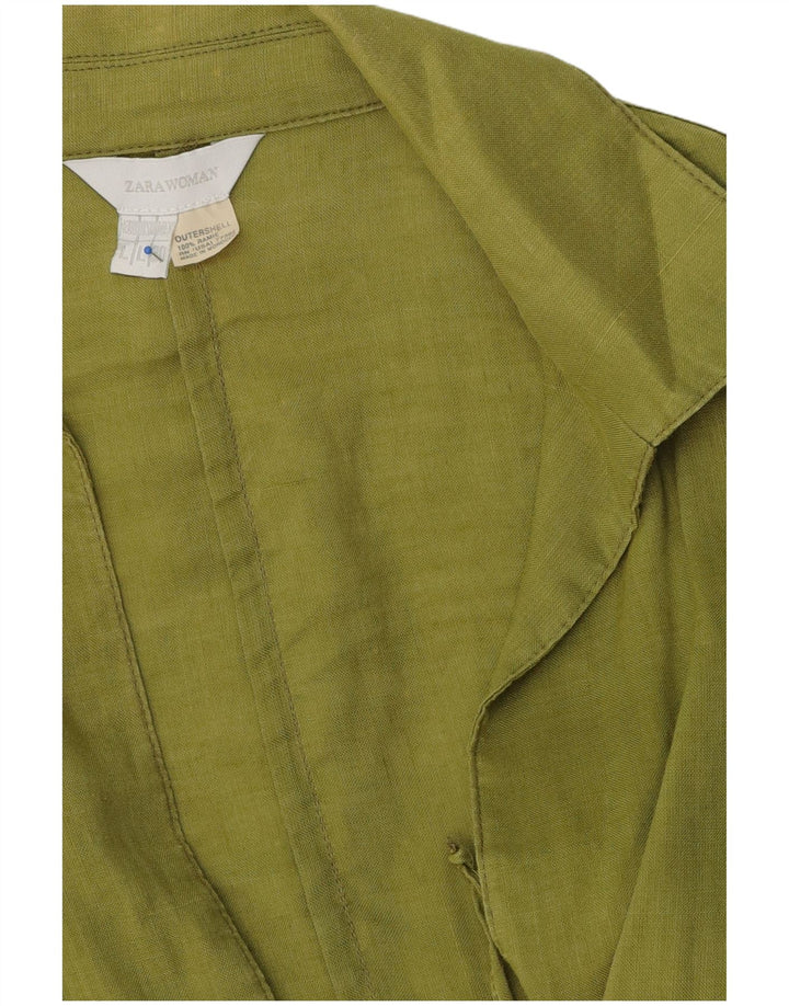 Jaqueta blazer feminina Zara Reino Unido 16 grande rami verde