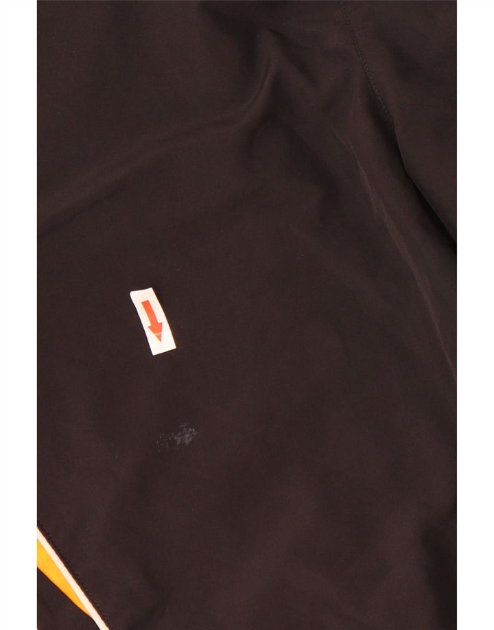 Shorts esportivos masculinos Adidas 12-13 anos preto colorblock poliéster