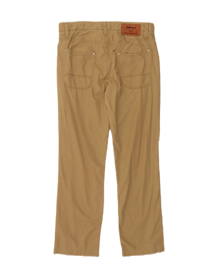 TIMBERLAND Mens Straight Casual Trousers W32 L32  Beige Cotton Vintage Timberland and Second-Hand Timberland from Messina Hembry 