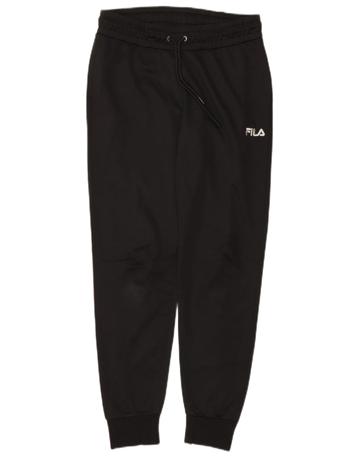 FILA Mens Calças de treino Joggers Pequeno Poliéster Preto