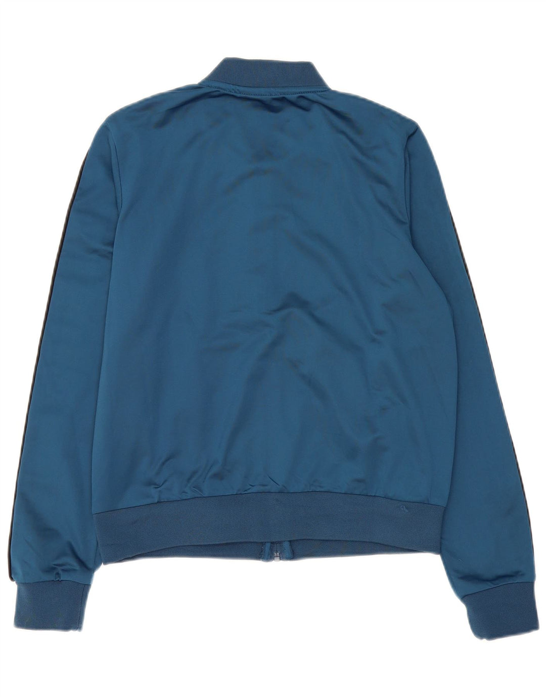 Jaqueta Kappa masculina com agasalho gráfico grande bloco colorido azul marinho
