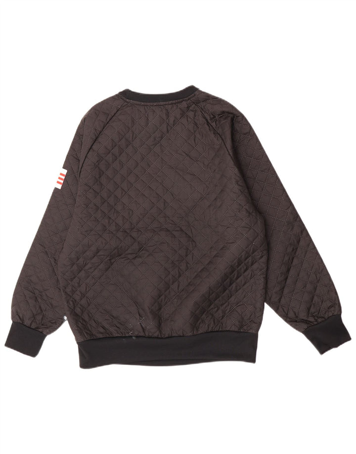 Adidas Womens Rita Ora Graphic Sweatshirt Jumper Reino Unido 10 Pequeno Preto