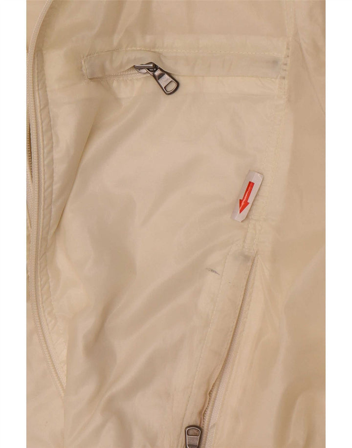 Jaqueta bomber feminina Calvin Klein Jeans UK 16 grande off white poliamida