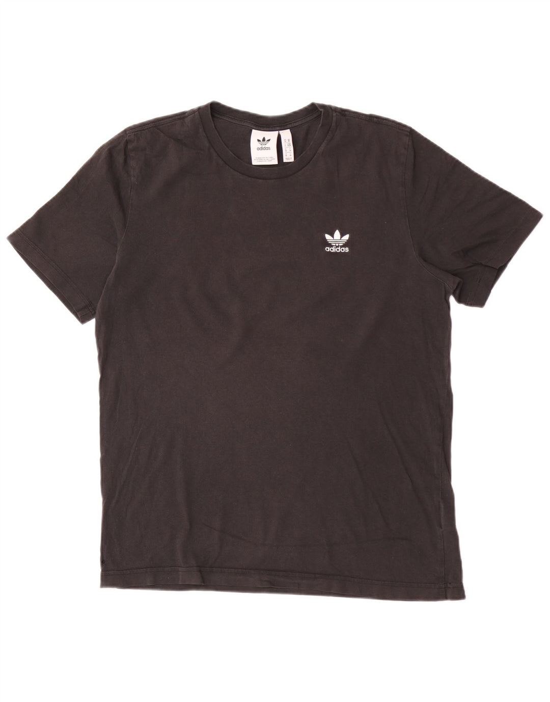 ADIDAS Camiseta Masculina Top Médio Algodão Preto