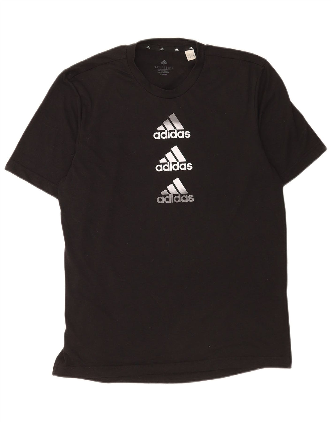 Camiseta Adidas Masculina Aeroready Graphic Top Pequeno Poliéster Preto