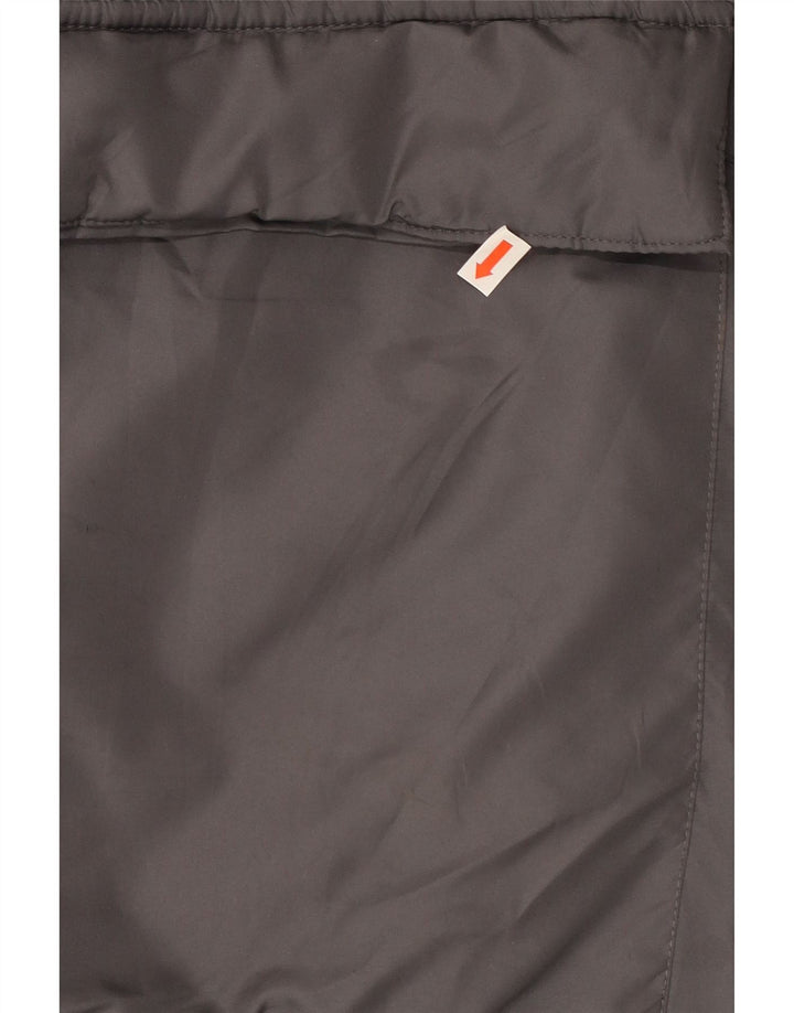 Casaco acolchoado com capuz masculino French Connection poliéster cinza UK 42 XL