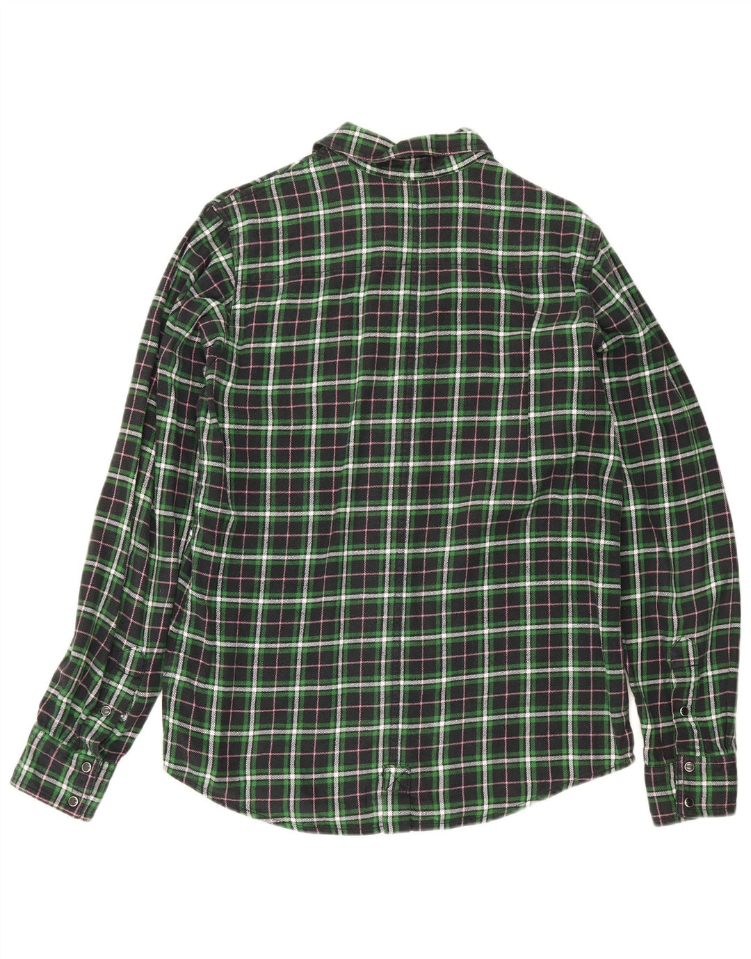 Camisa masculina de flanela Dickies grande algodão xadrez verde