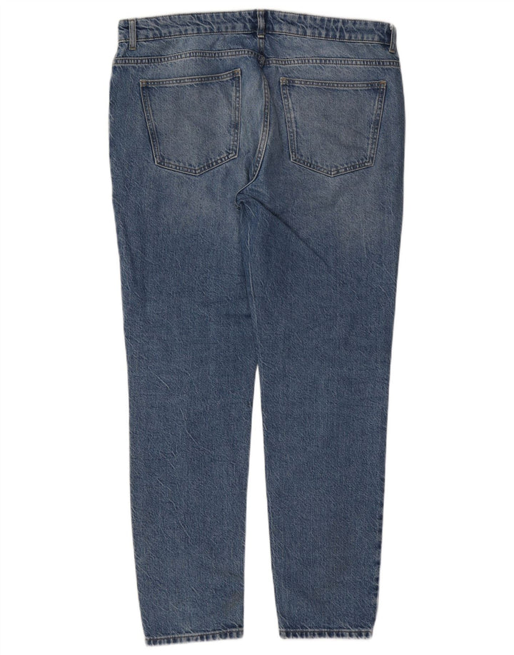 REISS Mens Slim Jeans W36 L30 Azul Algodão