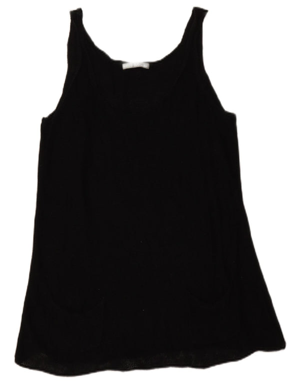 Colete feminino Marks & Spencer UK 10 pequeno preto