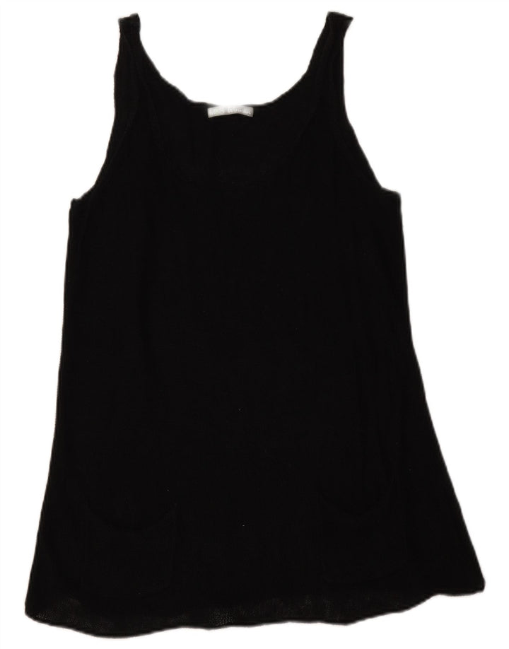 Colete feminino Marks & Spencer UK 10 pequeno preto