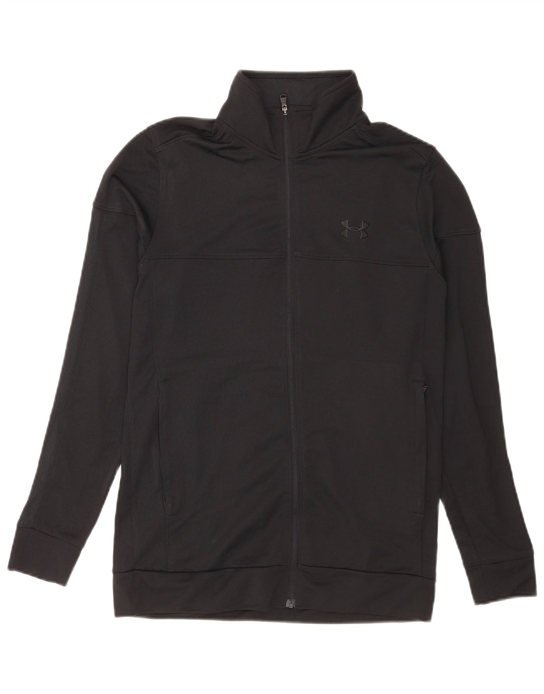 Under Armour Mens Treino Top Jacket Pequeno Poliéster Preto