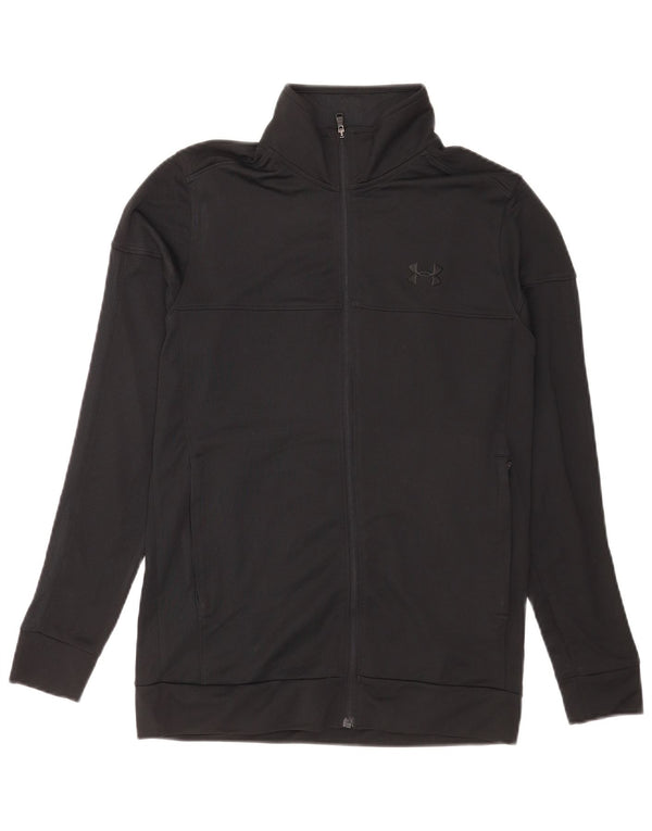 Under Armour Mens Treino Top Jacket Pequeno Poliéster Preto