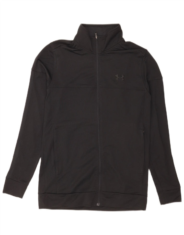 Under Armour Mens Treino Top Jacket Pequeno Poliéster Preto
