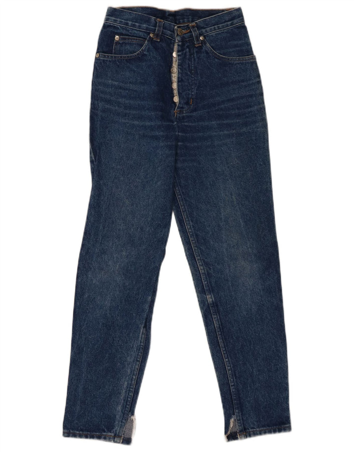 Calça jeans feminina SPITFIRE W28 L26 azul floral algodão