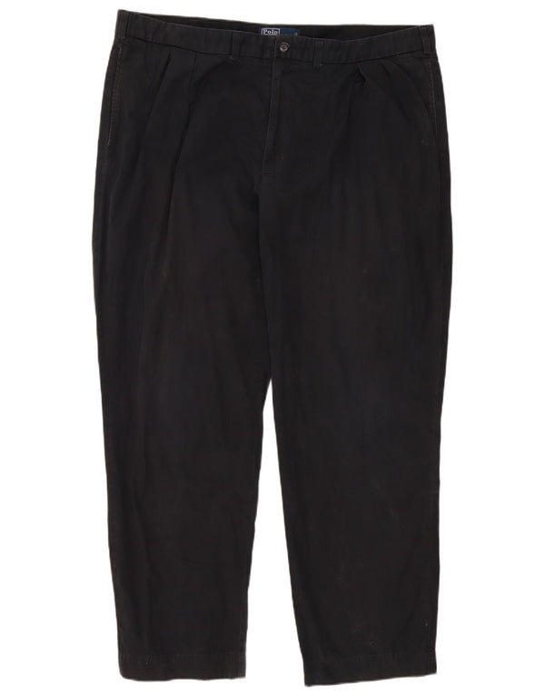 Calça Chino Masculina Polo Ralph Lauren Pegged W44 L31 Algodão Azul Marinho