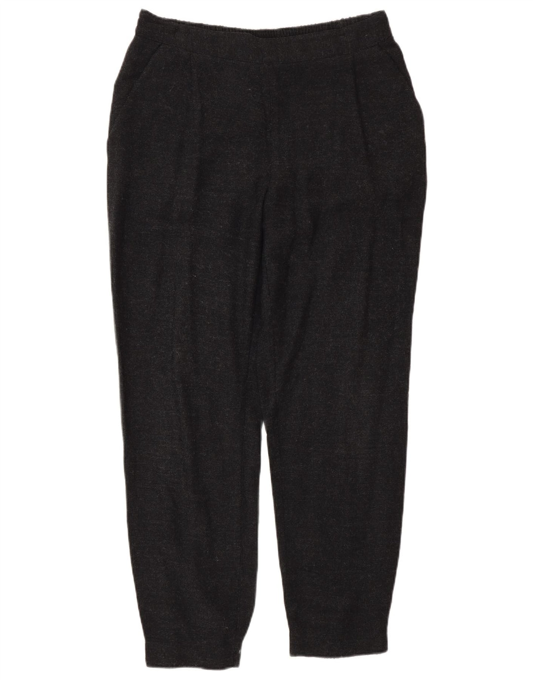 Calça feminina casual slim Zara pequena W26 L28 cinza