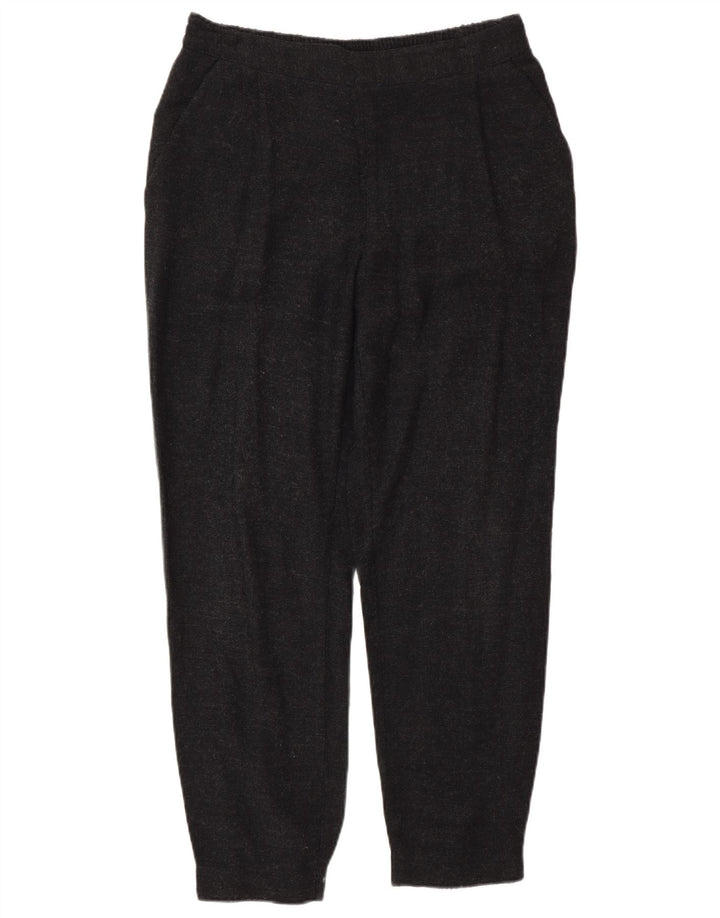 Calça feminina casual slim Zara pequena W26 L28 cinza