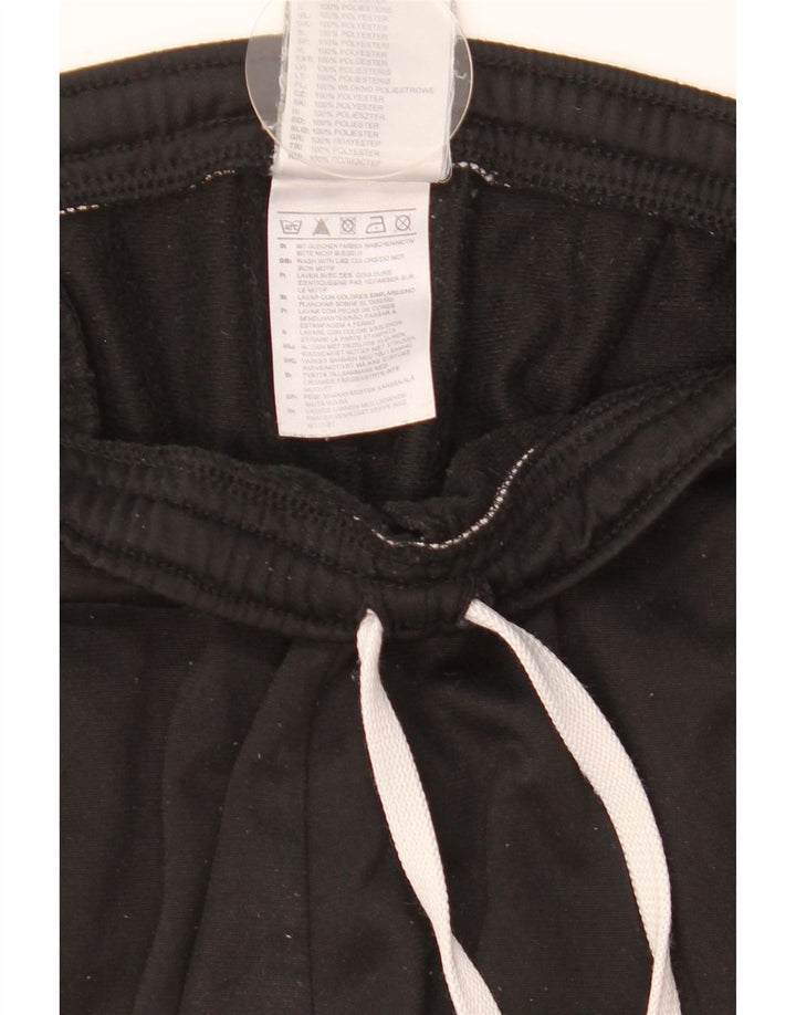 Calça de treino masculina ADIDAS UK 36/38 pequena preta poliéster