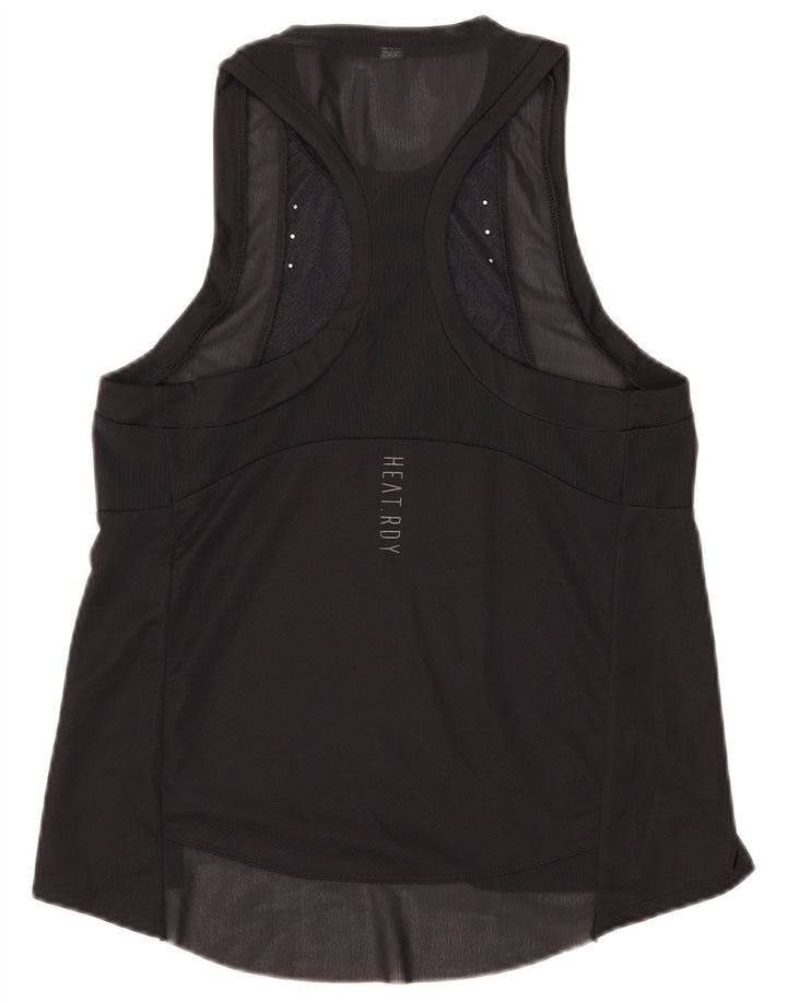 Adidas Womens Vest Top UK 12 Médio Preto