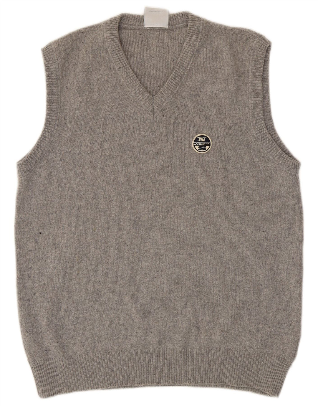 Regata masculina North Sails com colete cinza médio
