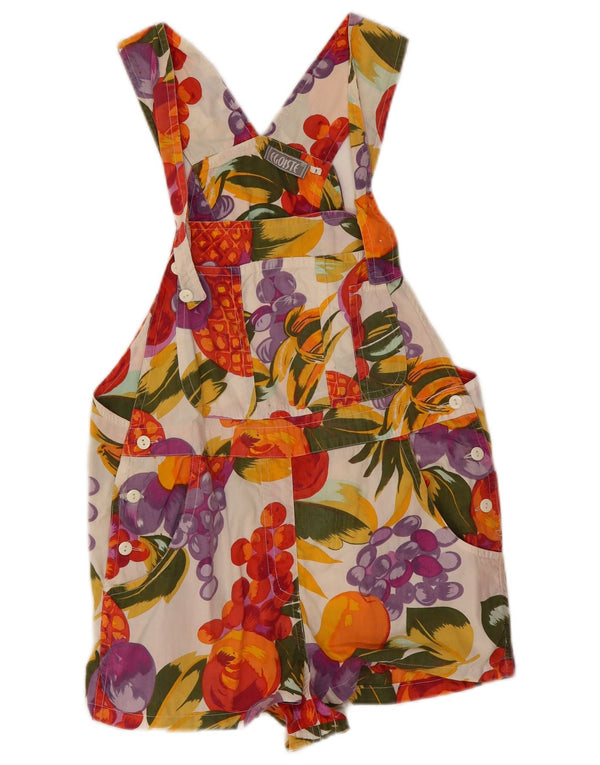 Macacão feminino Egoiste casual W32 grande floral multicolorido