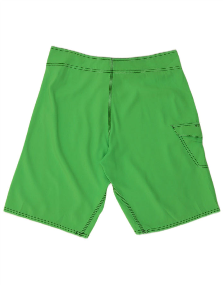 Shorts de natação masculino Billabong poliéster verde médio