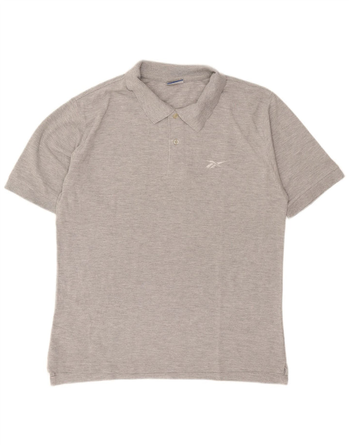 Camisa polo masculina Reebok XL cinza algodão