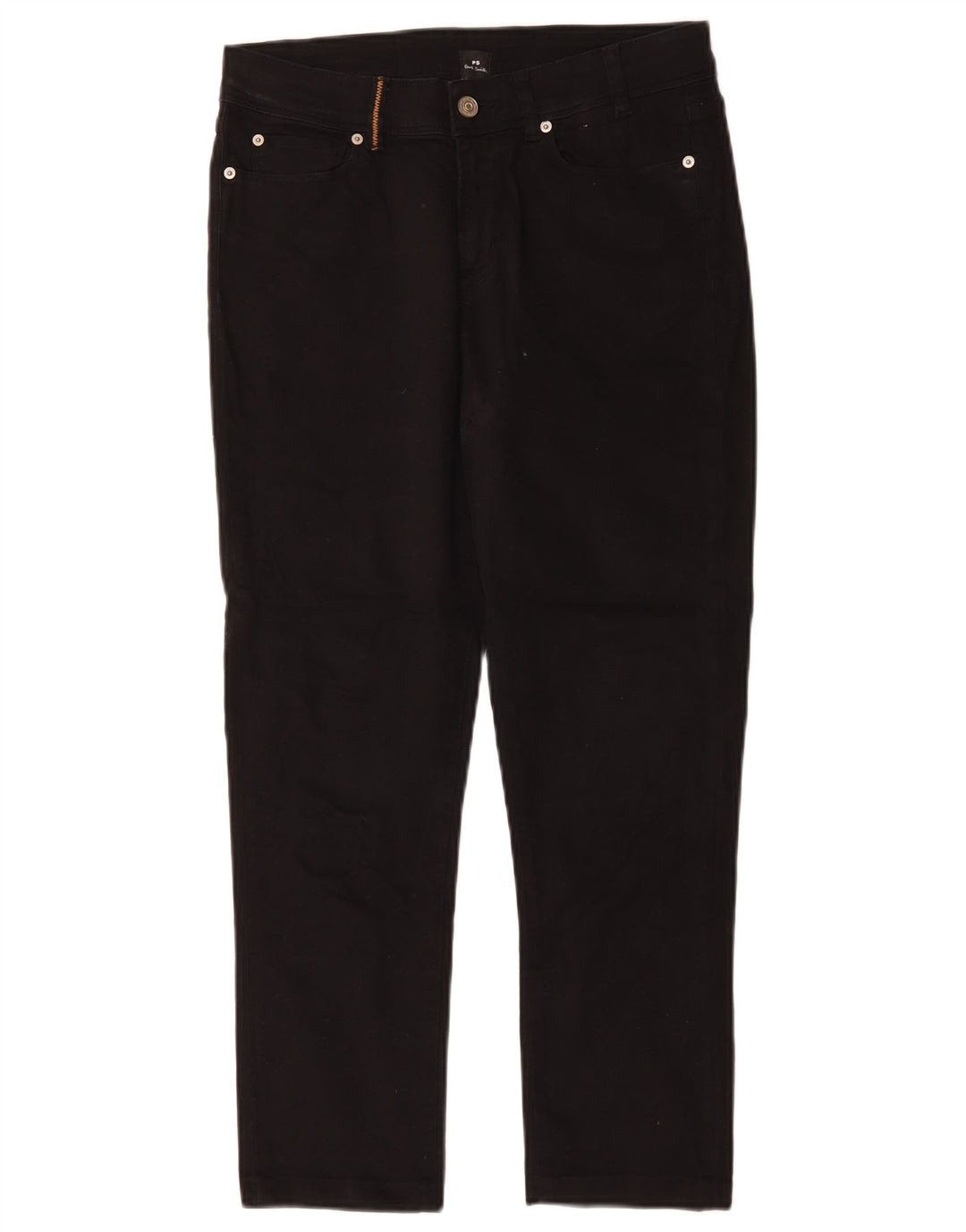 Calça jeans feminina Paul Smith W28 L24 algodão preto
