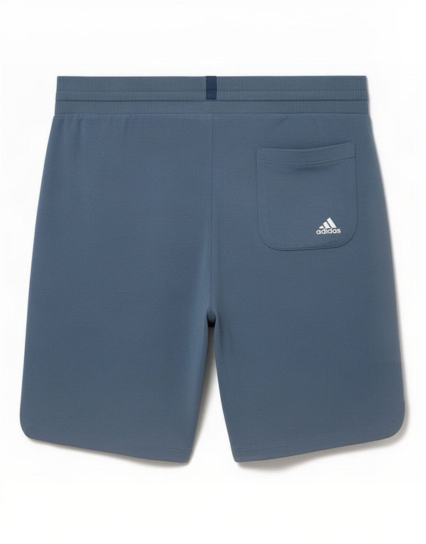 Shorts esportivos gráficos masculinos Adidas UK 40/42 médio azul marinho algodão