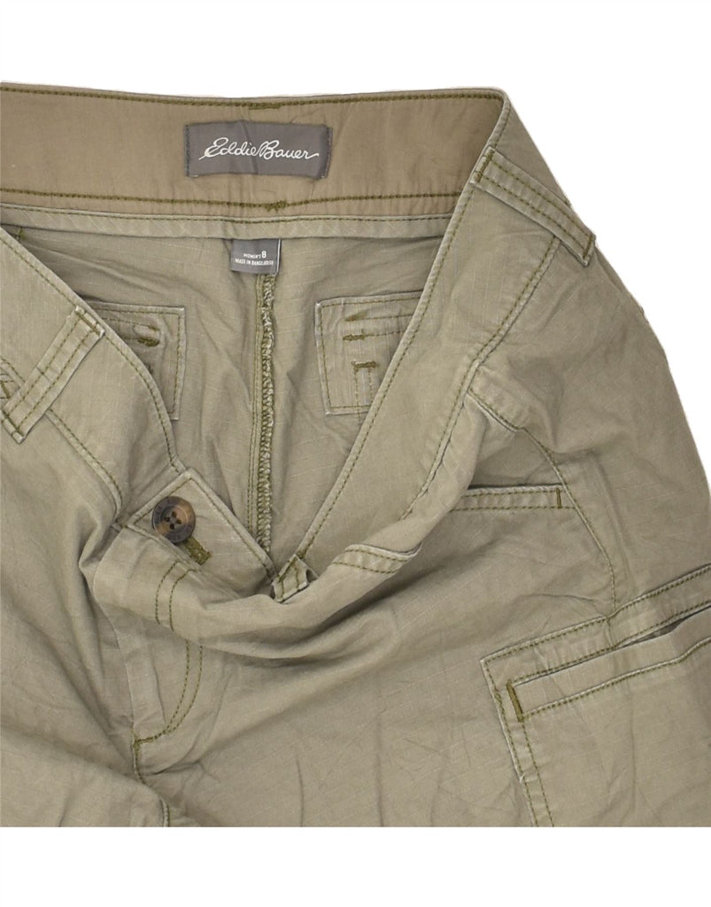 EDDIE BAUER Womens Chino Shorts US 8 Medium W30  Khaki Cotton | Vintage Eddie Bauer | Thrift | Second-Hand Eddie Bauer | Used Clothing | Messina Hembry 