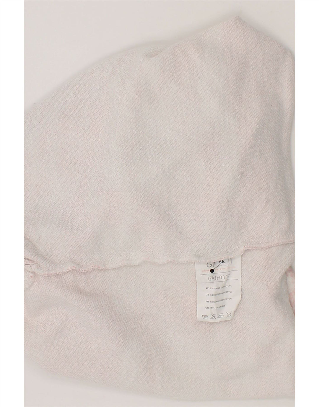 GAUDI Girls Graphic Sweatshirt Jumper 7-8 Years Pink Tie Dye Cotton Vintage Gaudi and Second-Hand Gaudi from Messina Hembry 