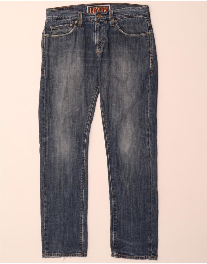 LEVI'S Masculino 511 Skinny Jeans W33 L30 Azul Algodão